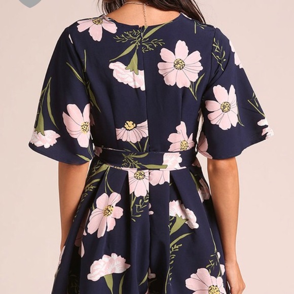 Last one ‼️Navy Romper - Picture 3 of 4